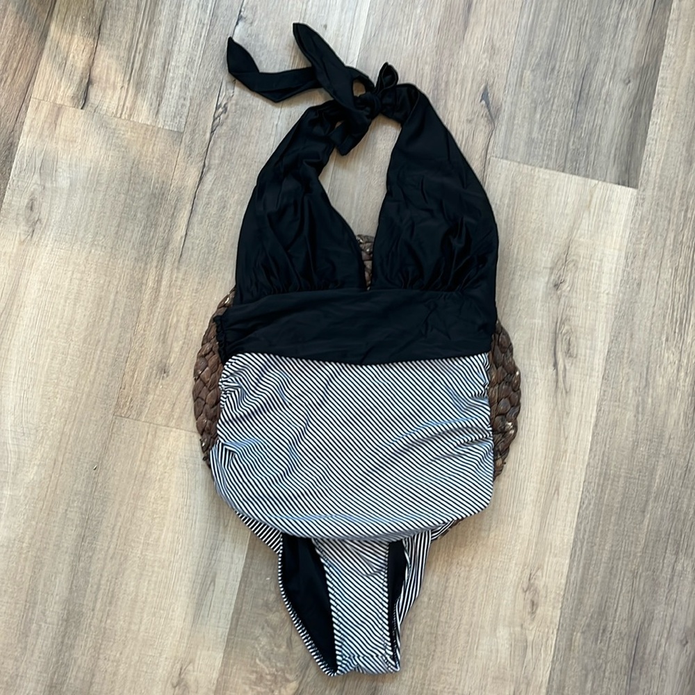 One Piece Halter Swimsuit Size Small